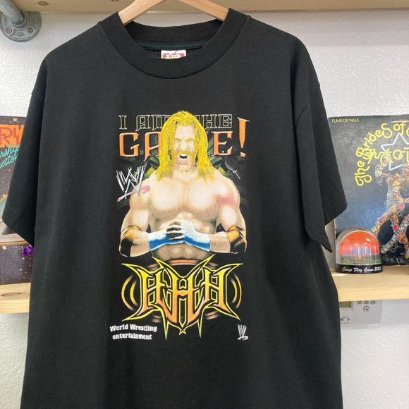 Vintage Triple H Wrestling T-shirt - Picture 4 of 5